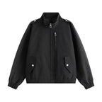 Herren praktische Freizeitjacke mit hohem Kragen und seitlichen Eingrifftaschen R&B