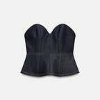 Damen Jeansblazer im modernen Look mit tailliertem Schnitt und praktischen Taschen R&B