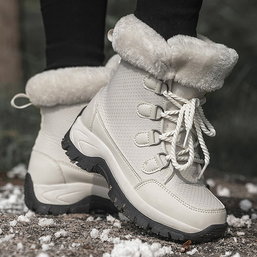 Damen Winterstiefel mit hochwertiger Isolierung und rutschfester Sohle R&B
