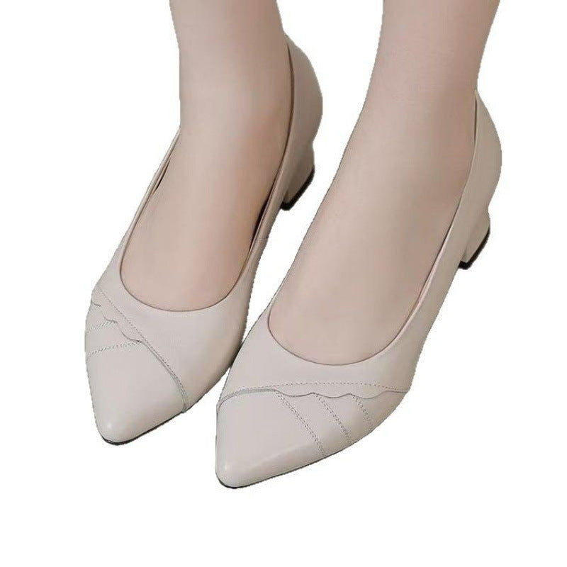 Damen Elegante Pumps mit modischem Blockabsatz und detailverliR&Btem Obermaterial R&B