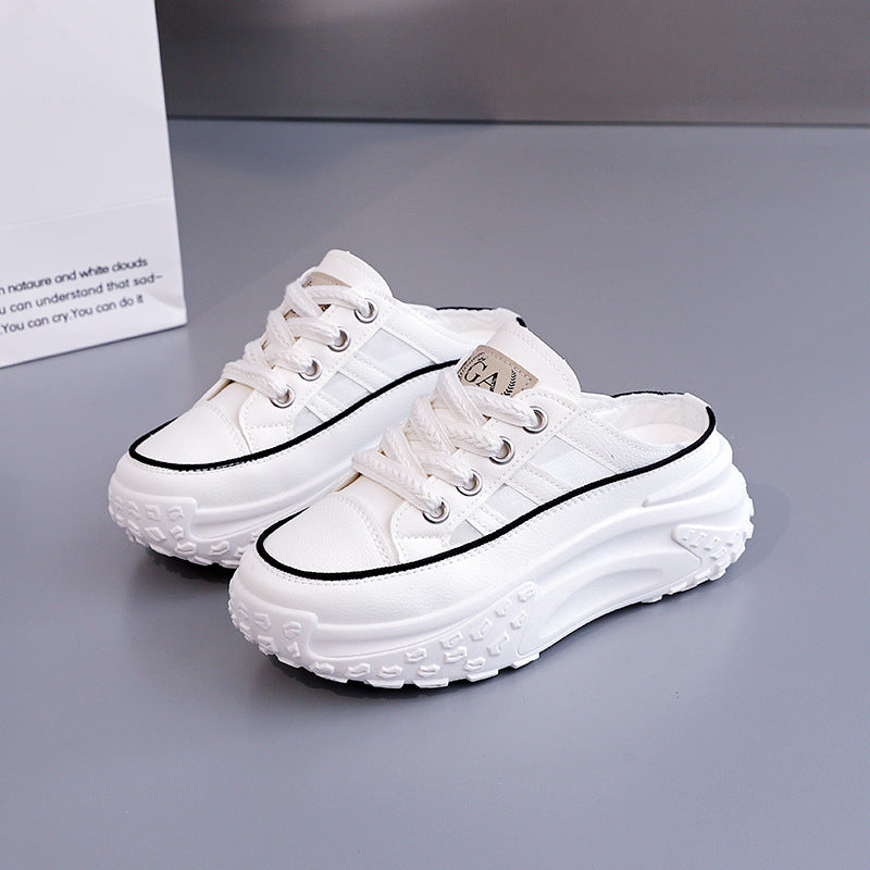 Damen bequeme Slip-On Sneakers mit atmungsaktiver Mesh-Oberfläche und rutschfester Sohle R&B