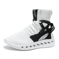 Damen Sportliche Lauf-Sneaker mit elastischem Strick-Obermaterial und rutschfester Sohle R&B