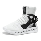 Damen Sportliche Lauf-Sneaker mit elastischem Strick-Obermaterial und rutschfester Sohle R&B
