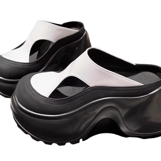 Damen modische Clogs mit konturierter Sohle R&B