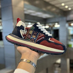 Damen Modische Sport-Sneaker mit Ethno-Muster R&B