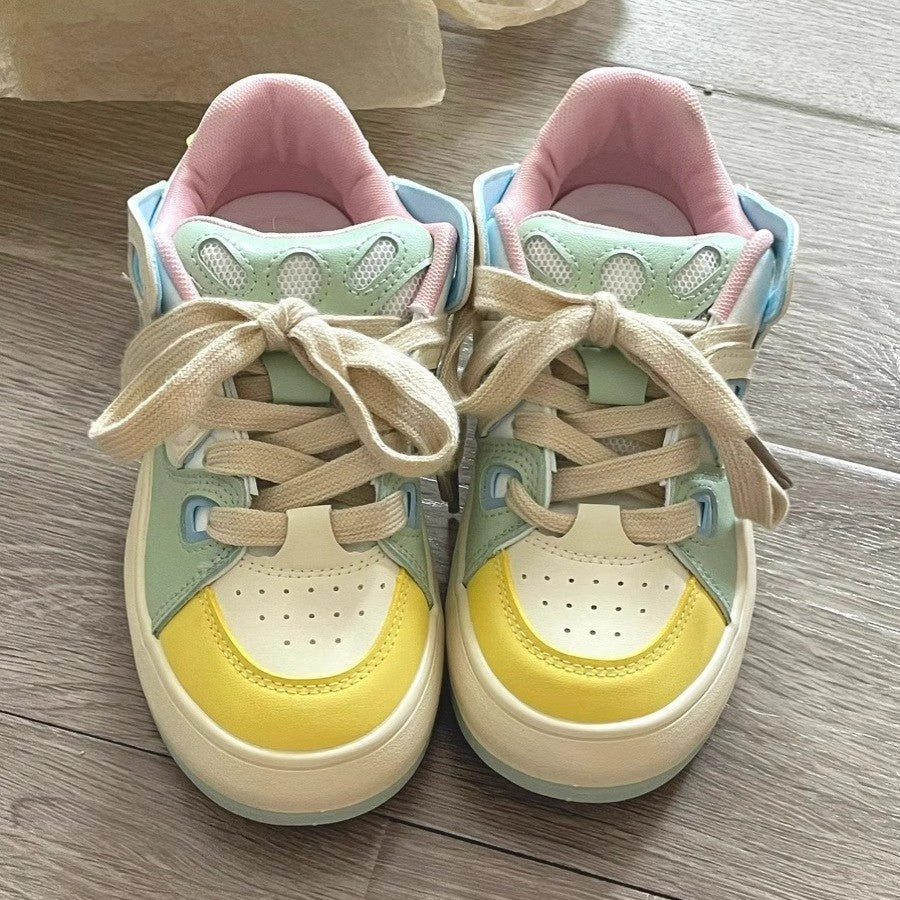 Damen Modische Sneakers mit atmungsaktiven Einsätzen und bequemer Dämpfung R&B