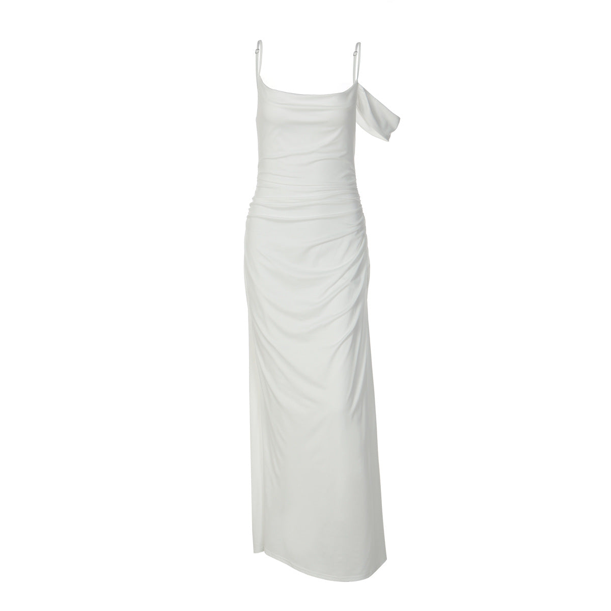 Damen Elegantes bodenlanges Kleid mit einzigartiger Drapierung R&B