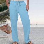 Herren nan weiche Loungehose aus Baumwolljersey mit elastischem Tunnelzugbund und seitlichen Eingrifftaschen R&B
