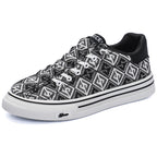 Damen Modische Sneaker mit geometrischem Muster R&B