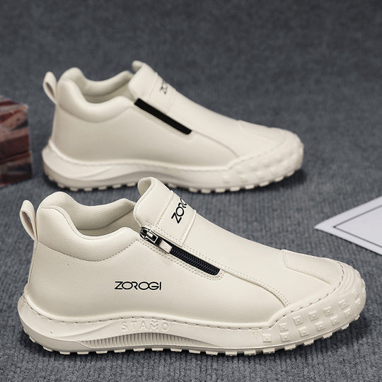 Damen Trendige Slip-On Sneakers mit wasserdichter Beschichtung und atmungsaktiver Innenausstattung R&B