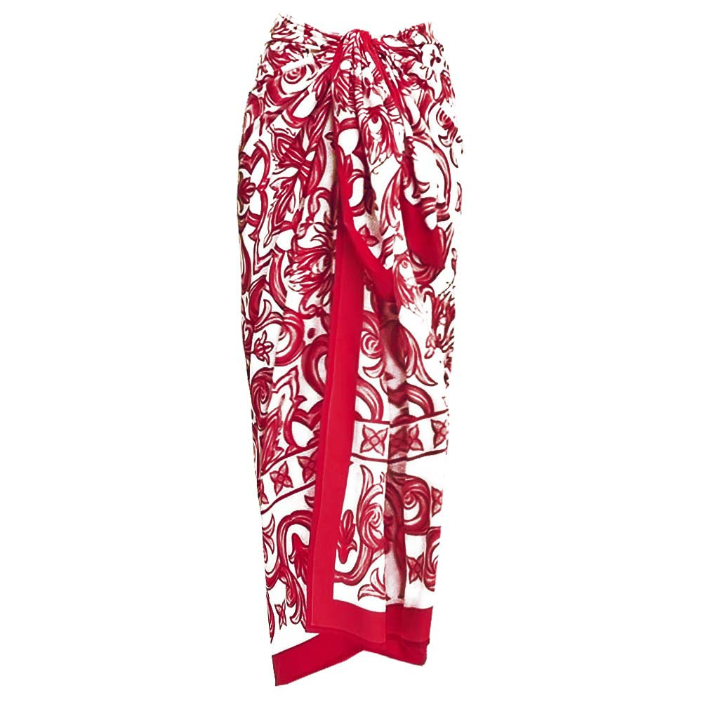 Damen Einteiler Badeanzug mit kunstvollem floralem Design R&B