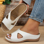 Damen modische Clogs mit modischem Cut-Out-Design und rutschfester Sohle R&B