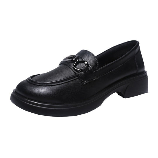 Damen Modische Loafers mit edel verzierten Schnallen R&B