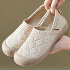 Damen Komfortable Slip-On Freizeitschuhe mit elastischer Sohle R&B