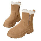 Damen Stiefeletten mit isolierendem Innenfutter und robustem Profilsohle R&B