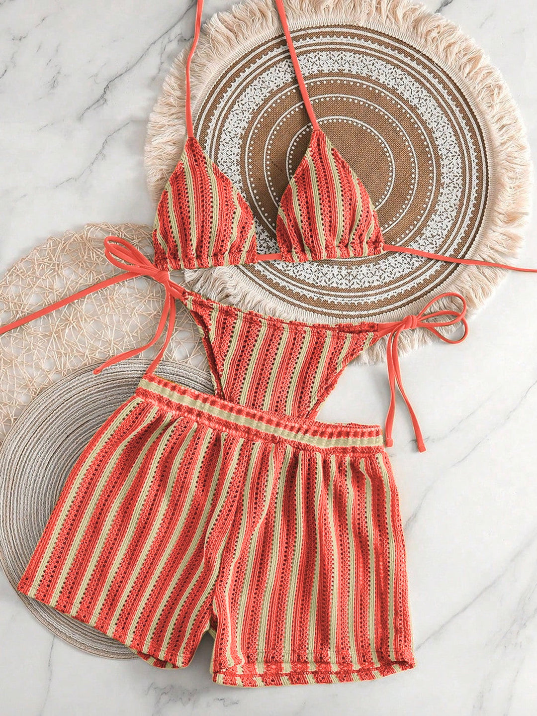 Damen Zweiteiliges Strandoutfit R&B