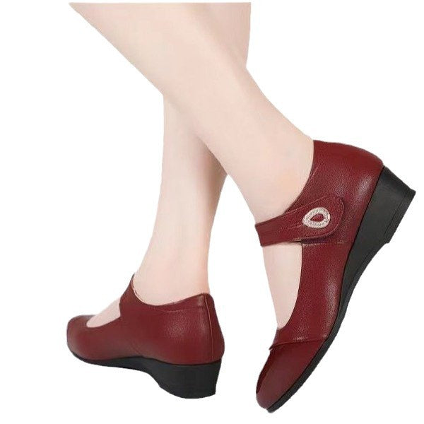 Damen Ballerinas mit modischem Riemen und eleganter Schuhspitze R&B