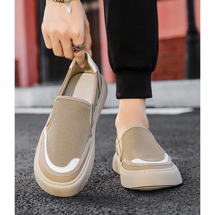 Damen Atmungsaktive Slip-On Sneakers mit elastischen Einsätzen R&B