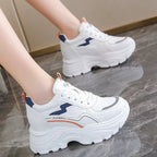 Damen Sportliche Plateau-Sneaker mit innovativer Dämpfung und modischem Design R&B