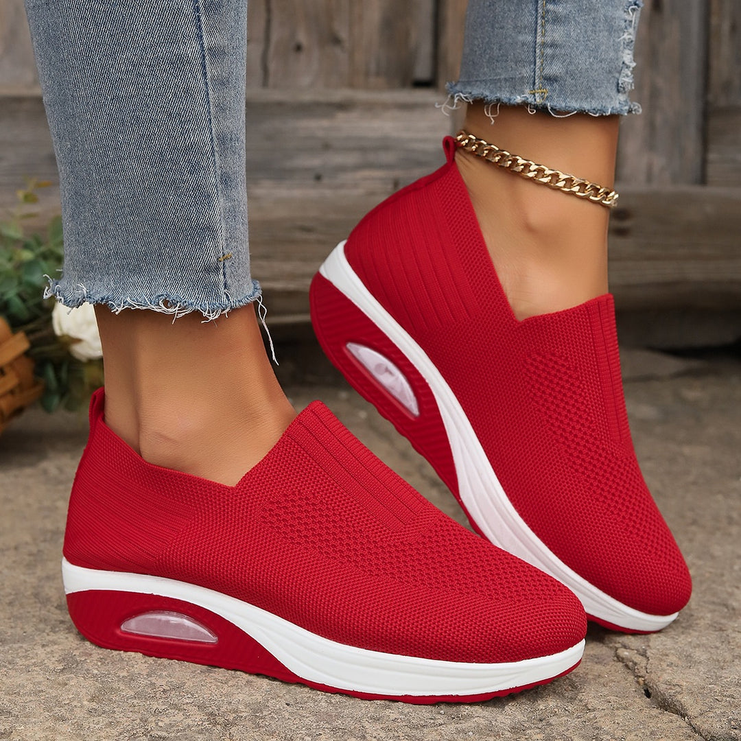 Damen Atmungsaktive Slip-On Sneakers mit erhöhtem Komfort R&B