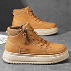 Damen High-Top Sneakers mit praktischem Reißverschluss und robustem Sohlenprofil R&B