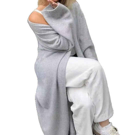 Damen lässiger Oversized Cardigan R&B