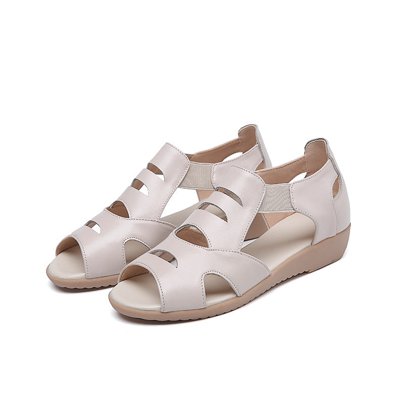 Damen Komfortable Sandalen mit modischen Cut-Outs und elastischen Riemen