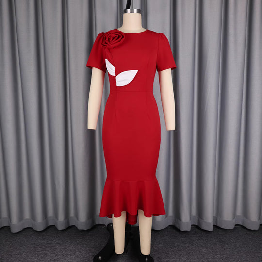 Damen Figurschmeichelndes Abendkleid R&B