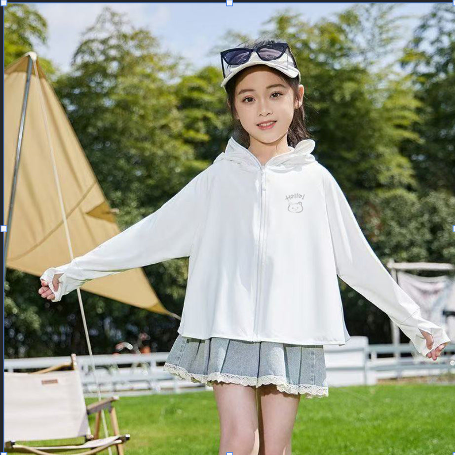 Mädchen Atmungsaktive UV-Schutzjacke R&B