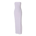 Damen Figurbetontes Bandeau-Maxikleid aus elastischem Material R&B