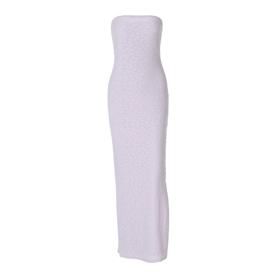Damen Figurbetontes Bandeau-Maxikleid aus elastischem Material R&B