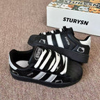 Damen Sportliche Sneakers mit strukturiertem Obermaterial und rutschfester Sohle R&B