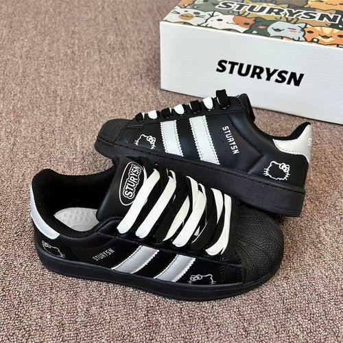 Damen Sportliche Sneakers mit strukturiertem Obermaterial und rutschfester Sohle R&B