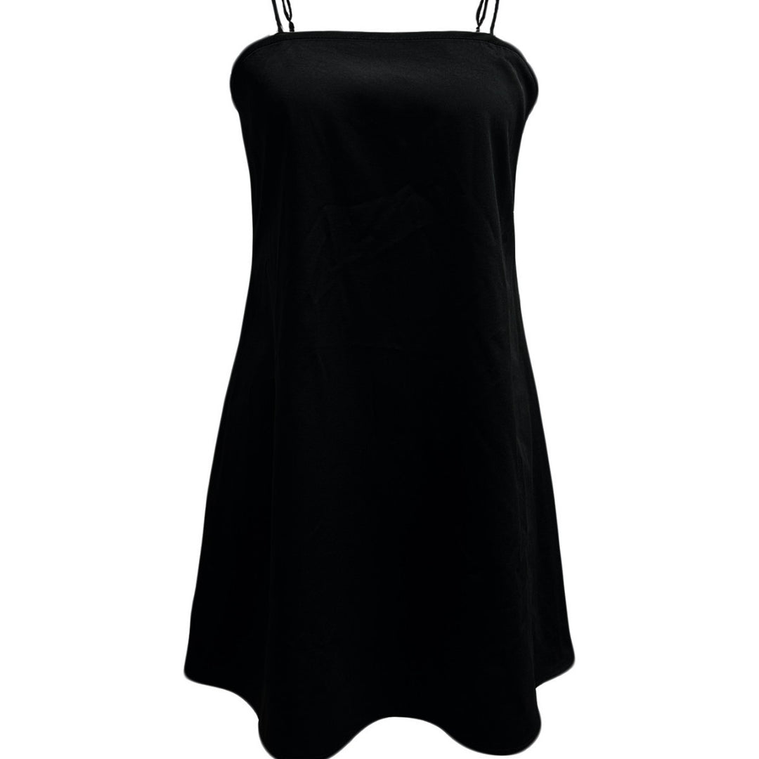 Damen luftiges Sommerkleid mit schmalen Trägern und lässigem Schnitt R&B