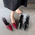 Damen Sling-Ballerinas mit modischem Riemchen und eleganter Kappe R&B