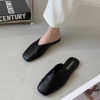 Damen offene Slipper mit modernem Kreuzschnitt und komfortabler Innensohle EB
