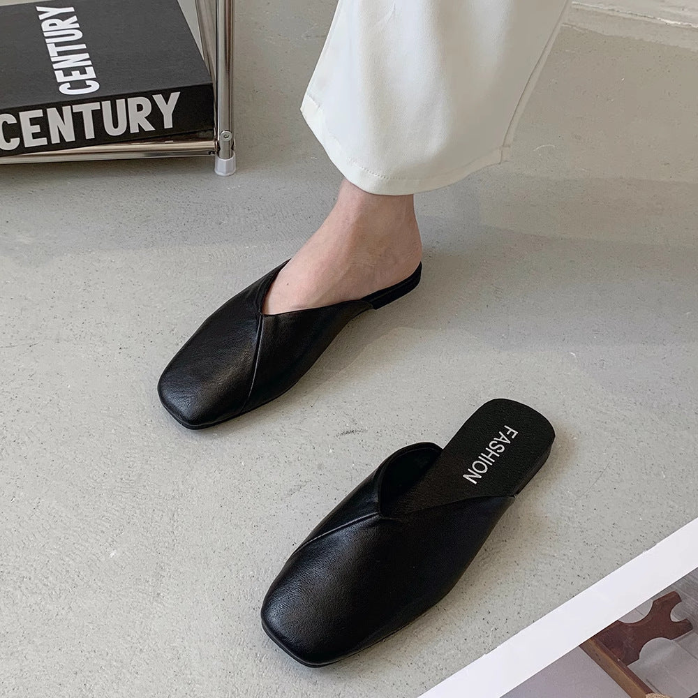 Damen offene Slipper mit modernem Kreuzschnitt und komfortabler Innensohle EB