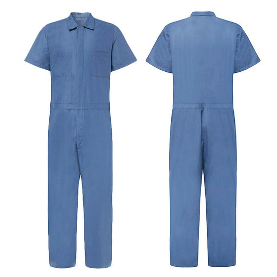Damen Overall mit kurzem Arm und praktischen Taschen R&B