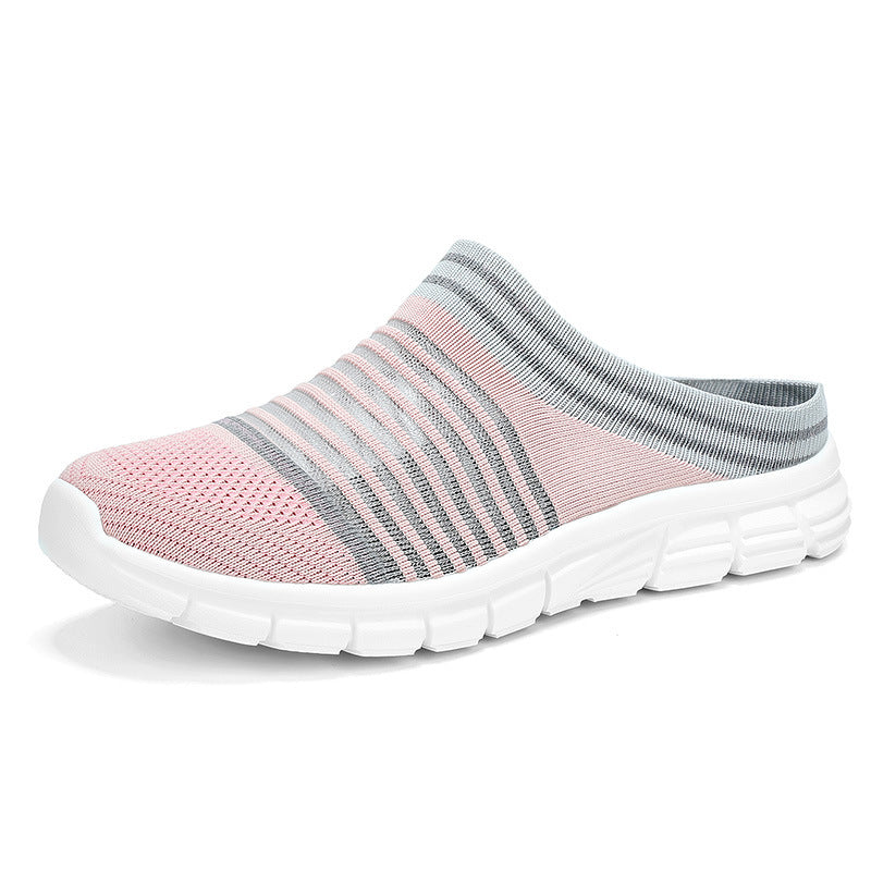 Damen Freizeit-Sneaker mit flexiblem Strick-Obermaterial und rutschfester Sohle