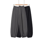 Damen Sportliche Sweatpants mit elastischem Bund und weiten Beinen R&B