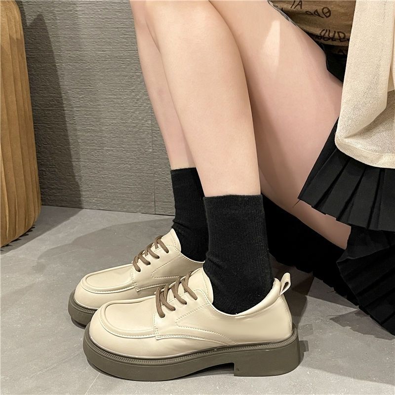 Damen modische Schnürschuhe mit komfortabler Plateau-Sohle