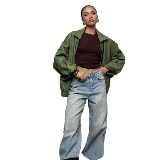Damen oversized jacke R&B