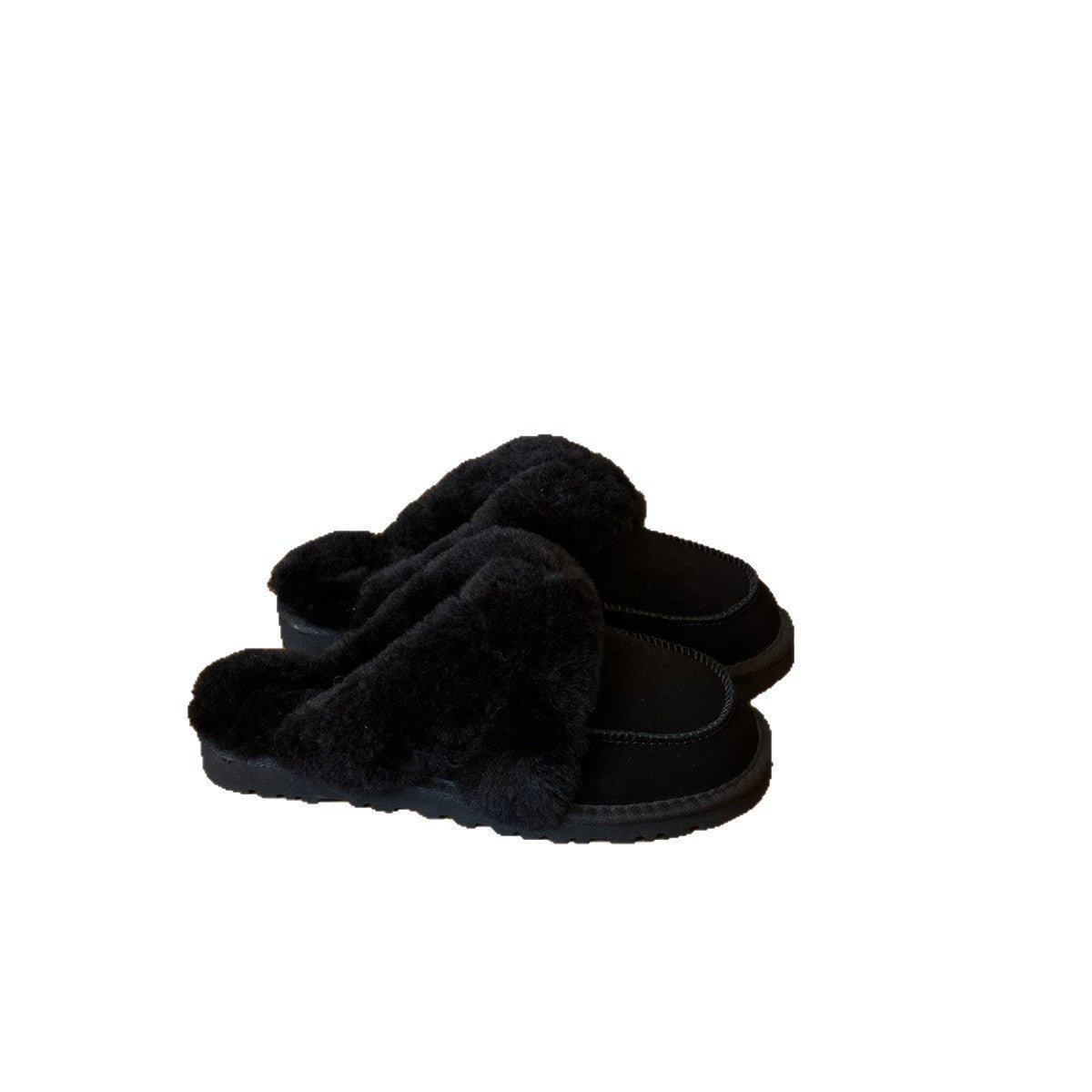 Damen Flauschige Clogs mit weichem Innenfutter R&B