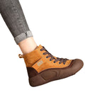 Damen Sportliche High-Top Sneakers mit strapazierfähigem Wildleder und stabiler Sohle
