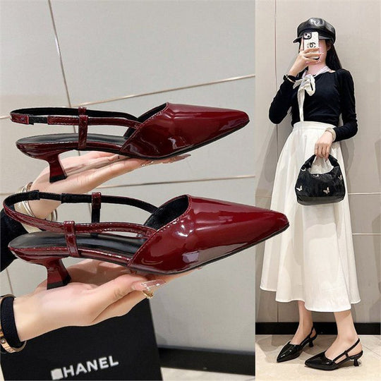 Damen Slingback-Pumps mit elegantem spitzen Design und verstellbaren Riemchen R&B