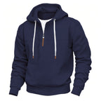 Herren Kapuzenpullover mit praktischer Reißverschlussöffnung und modernem Design R&B