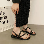 Damen Riemensandalen mit elegantem Schnallenverschluss R&B