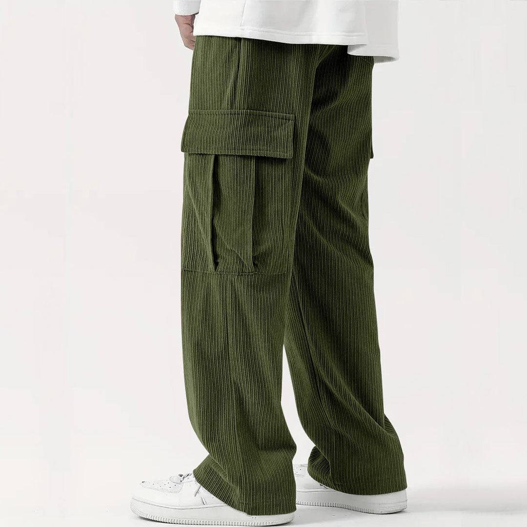 Herren Kord Cargo-Hose R&B