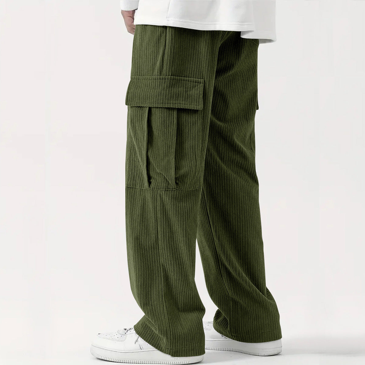 Herren Kord Cargo-Hose R&B