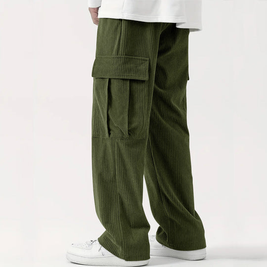 Herren Kord Cargo-Hose R&B